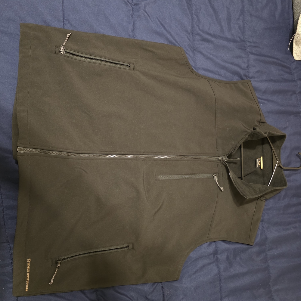 Men's Black Softshell Vest by Eddie Bauer